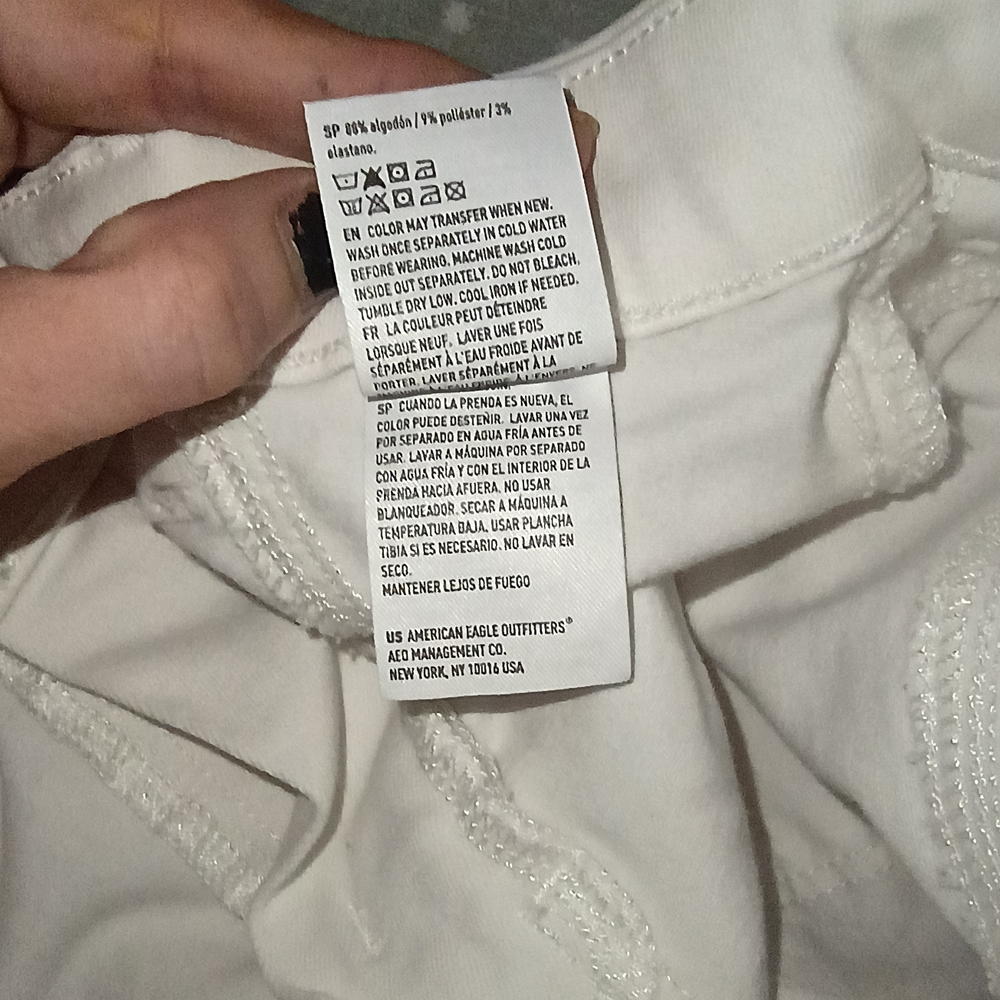American Eagle White Pants - Picture 2 of 6